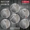 DELTA Universal Showering Components H2OKINETIC In2ition 4-Setting Two-in-One Shower — Lumicoat® Stainless
