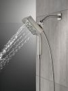 DELTA Universal Showering Components H2OKINETIC In2ition 4-Setting Two-in-One Shower — Lumicoat® Stainless