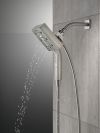 DELTA Universal Showering Components H2OKINETIC In2ition 4-Setting Two-in-One Shower — Lumicoat® Stainless
