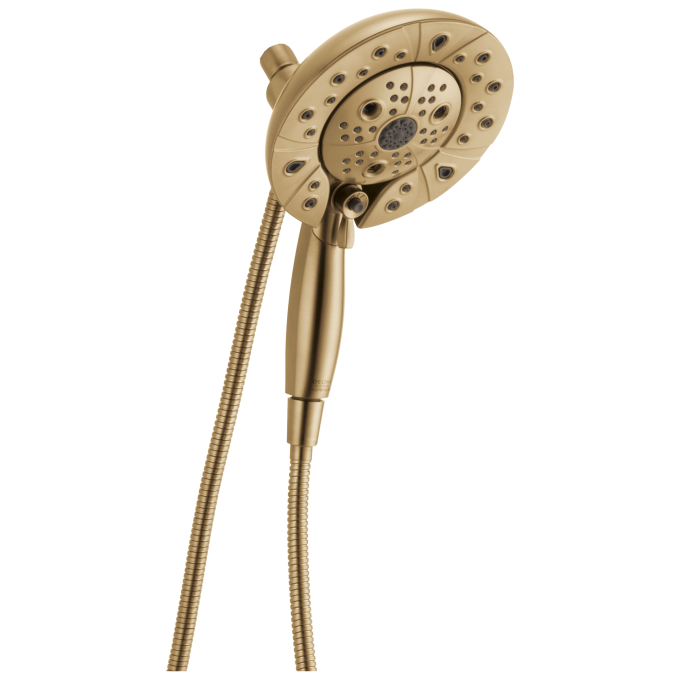 DELTA Universal Showering Components H2OKINETIC In2ition 5-Setting Two-in-One Shower — Champagne Bronze