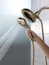 DELTA Universal Showering Components H2OKINETIC In2ition 5-Setting Two-in-One Shower — Champagne Bronze