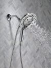 DELTA Universal Showering Components H2OKINETIC In2ition 5-Setting Two-in-One Shower — Chrome