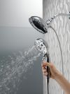 DELTA Universal Showering Components H2OKINETIC In2ition 5-Setting Two-in-One Shower — Chrome