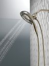 DELTA Universal Showering Components H2Okinetic In2ition 5-Setting Two-In-One Shower — Lumicoat® Polished Nickel