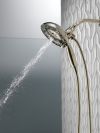 DELTA Universal Showering Components H2Okinetic In2ition 5-Setting Two-In-One Shower — Lumicoat® Polished Nickel