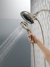 DELTA Universal Showering Components H2Okinetic In2ition 5-Setting Two-In-One Shower — Lumicoat® Polished Nickel