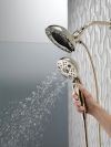 DELTA Universal Showering Components H2Okinetic In2ition 5-Setting Two-In-One Shower — Lumicoat® Polished Nickel
