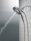 DELTA Universal Showering Components H2Okinetic In2ition 5-Setting Two-In-One Shower — Lumicoat® Chrome