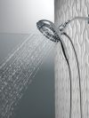 DELTA Universal Showering Components H2Okinetic In2ition 5-Setting Two-In-One Shower — Lumicoat® Chrome