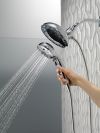 DELTA Universal Showering Components H2Okinetic In2ition 5-Setting Two-In-One Shower — Lumicoat® Chrome