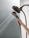 DELTA Universal Showering Components H2OKINETIC In2ition 5-Setting Two-in-One Shower — Venetian Bronze