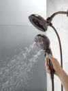 DELTA Universal Showering Components H2OKINETIC In2ition 5-Setting Two-in-One Shower — Venetian Bronze