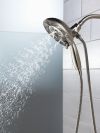 DELTA Universal Showering Components H2OKINETIC In2ition 5-Setting Two-in-One Shower — Stainless