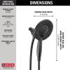 DELTA Universal Showering Components In2ition HSSH 1.75 GPM 4-Setting — Matte Black