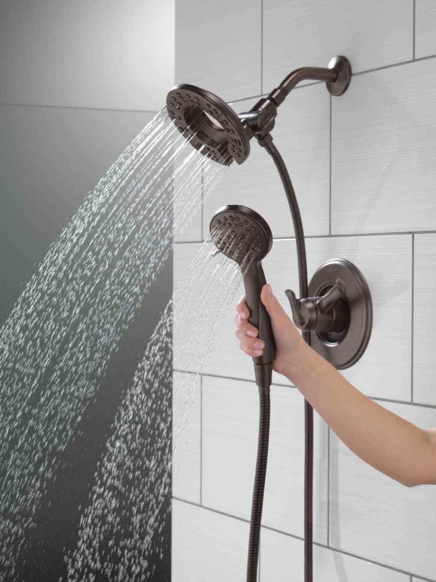 DELTA Universal Showering Components In2ition HSSH 1.75 GPM 4-Setting — Venetian Bronze