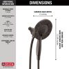 DELTA Universal Showering Components In2ition HSSH 1.75 GPM 4-Setting — Venetian Bronze
