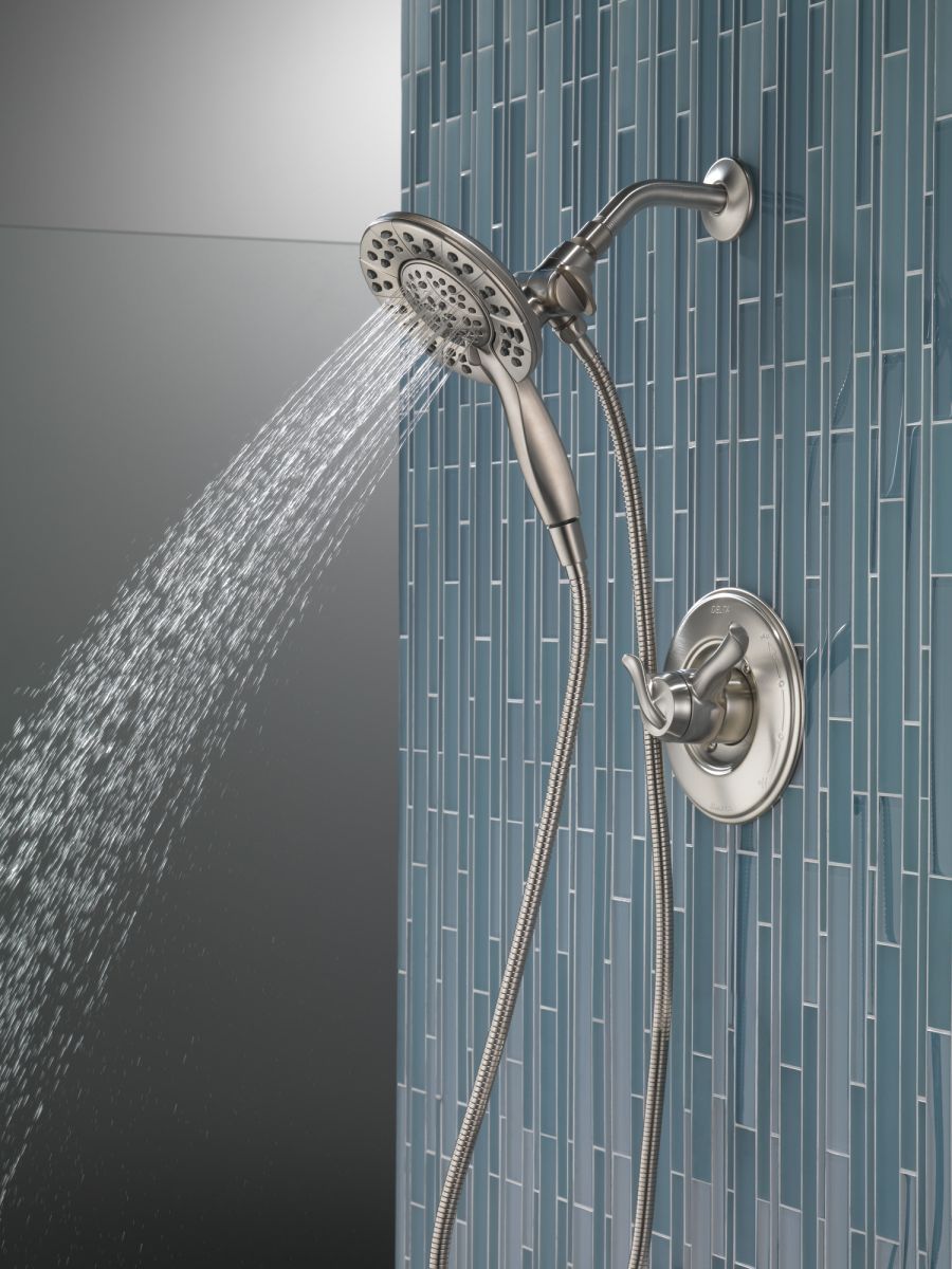 DELTA Universal Showering Components In2ition HSSH 1.75 GPM 4-Setting — Stainless