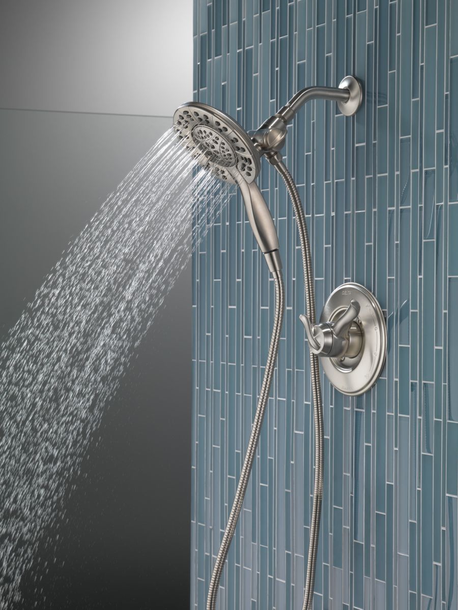DELTA Universal Showering Components In2ition HSSH 1.75 GPM 4-Setting — Stainless