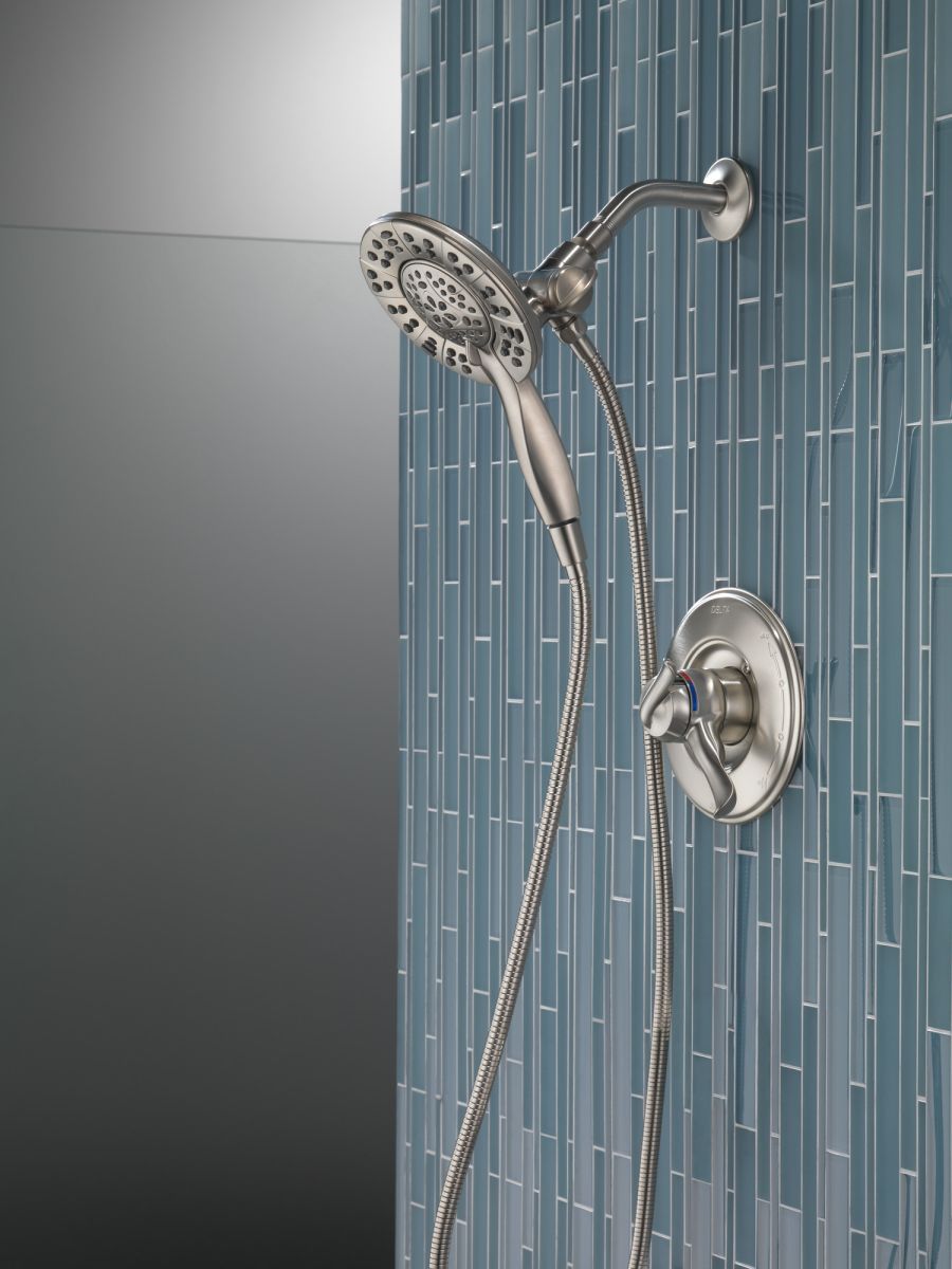 DELTA Universal Showering Components In2ition HSSH 1.75 GPM 4-Setting — Stainless