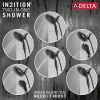 DELTA Universal Showering Components In2ition 5-Setting Two-in-One Shower — Matte Black