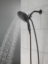 DELTA Universal Showering Components In2ition 5-Setting Two-in-One Shower — Matte Black