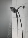 DELTA Universal Showering Components In2ition 5-Setting Two-in-One Shower — Matte Black