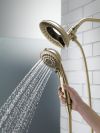 DELTA Universal Showering Components In2ition 5-Setting Two-in-One Shower — Champagne Bronze