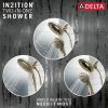 DELTA Universal Showering Components In2ition 5-Setting Two-In-One Shower — Lumicoat® Champagne Bronze
