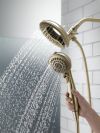 DELTA Universal Showering Components In2ition 5-Setting Two-In-One Shower — Lumicoat® Champagne Bronze