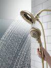 DELTA Universal Showering Components In2ition 5-Setting Two-In-One Shower — Lumicoat® Champagne Bronze