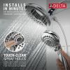 DELTA Universal Showering Components In2ition 5-Setting Two-In-One Shower — Lumicoat® Chrome
