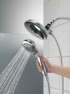 DELTA Universal Showering Components In2ition 5-Setting Two-In-One Shower — Lumicoat® Chrome