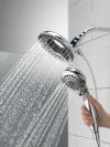 DELTA Universal Showering Components In2ition 5-Setting Two-In-One Shower — Lumicoat® Chrome