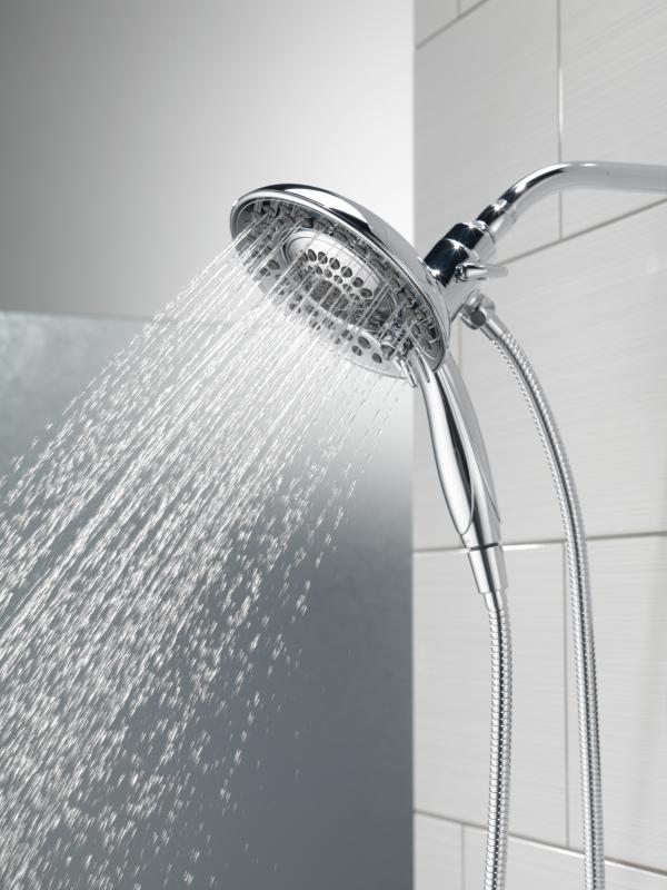DELTA Universal Showering Components In2ition 5-Setting Two-In-One Shower — Lumicoat® Chrome