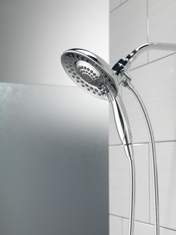DELTA Universal Showering Components In2ition 5-Setting Two-In-One Shower — Lumicoat® Chrome