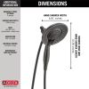 DELTA Universal Showering Components In2ition 5-Setting Two-in-One Shower — Venetian Bronze