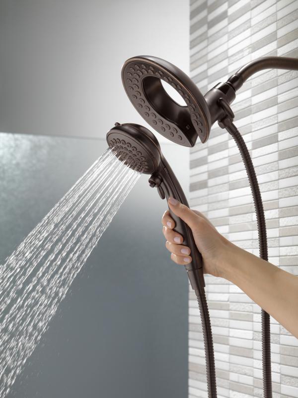 DELTA Universal Showering Components In2ition HSSH 2.5 GPM 5-Setting — Venetian Bronze