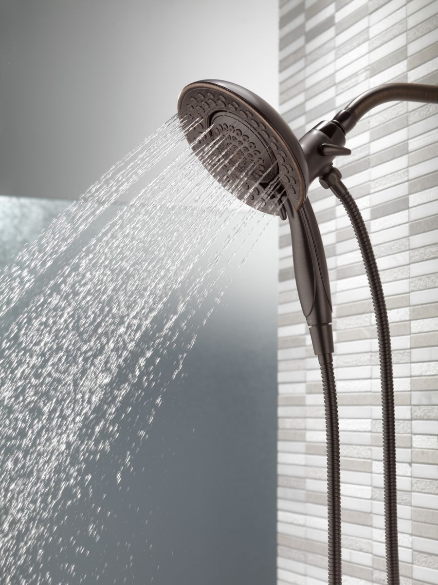DELTA Universal Showering Components In2ition HSSH 2.5 GPM 5-Setting — Venetian Bronze