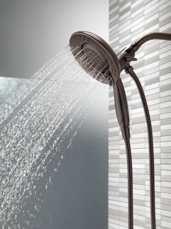DELTA Universal Showering Components In2ition HSSH 2.5 GPM 5-Setting — Venetian Bronze