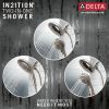 DELTA Universal Showering Components In2ition 5-Setting Two-in-One Shower — Stainless