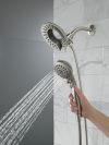 DELTA Universal Showering Components In2ition 5-Setting Two-in-One Shower — Stainless