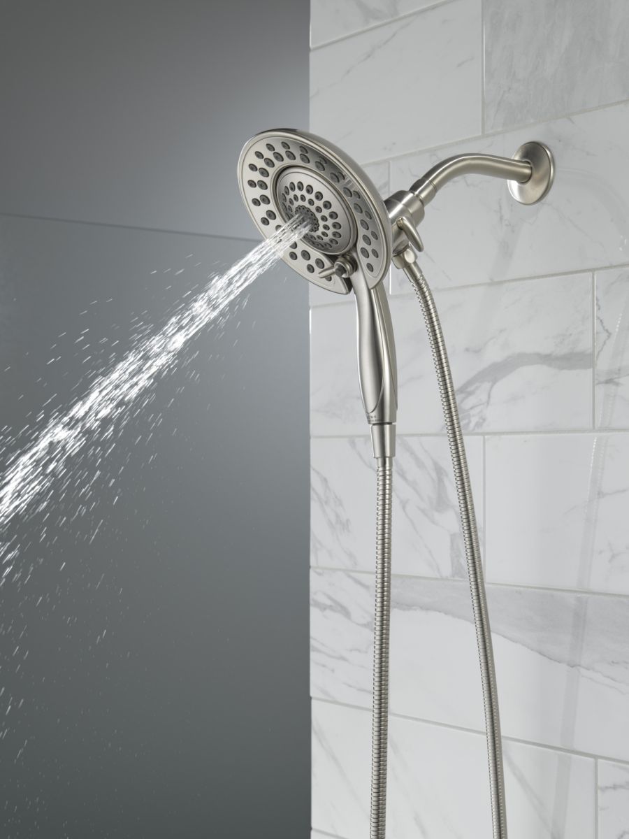 DELTA Universal Showering Components In2ition 5-Setting Two-In-One Shower — Lumicoat® Stainless