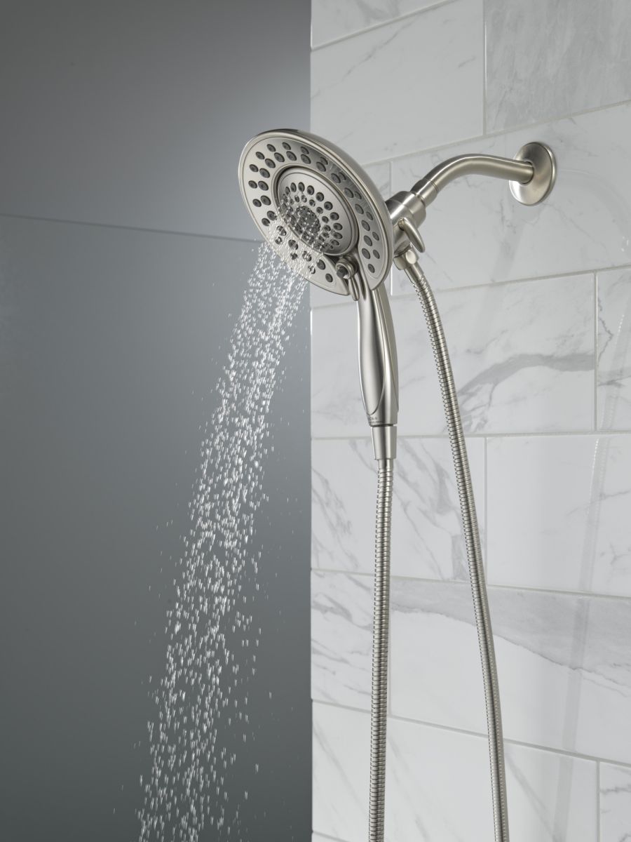 DELTA Universal Showering Components In2ition 5-Setting Two-In-One Shower — Lumicoat® Stainless