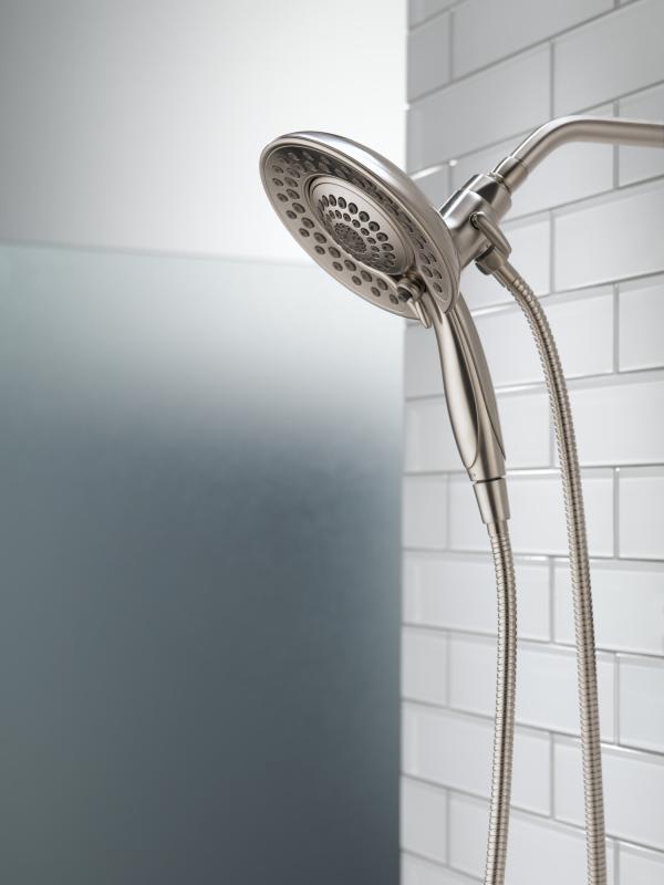 DELTA Universal Showering Components In2ition HSSH 2.5 GPM 5-Setting — Stainless