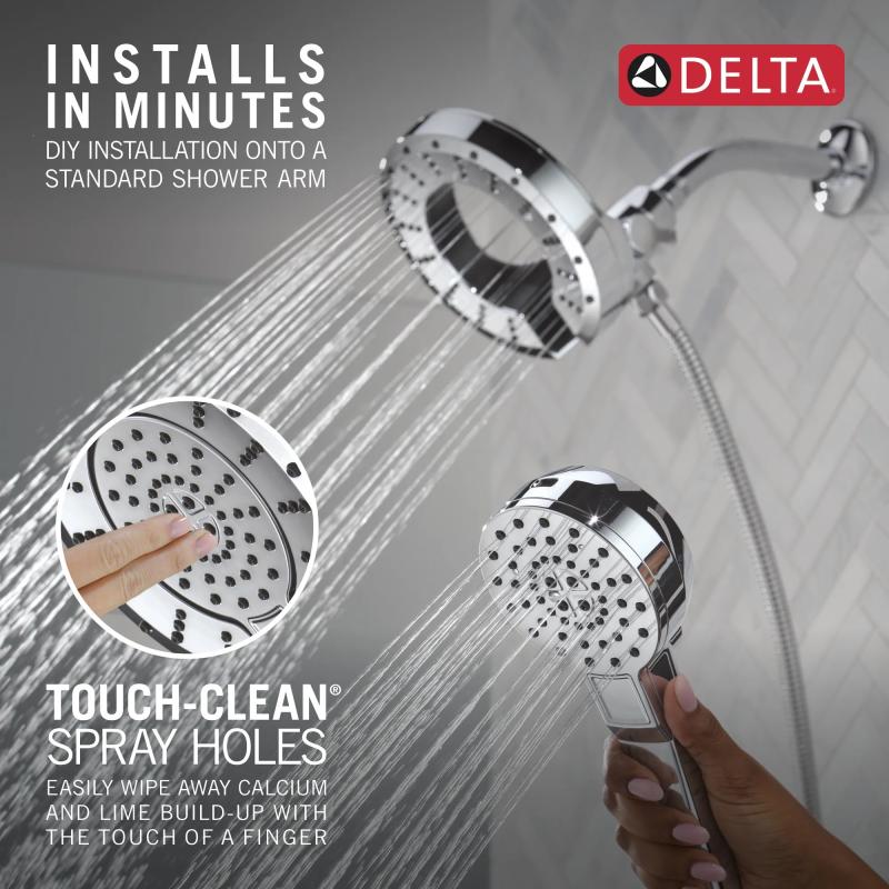 DELTA Universal Showering Components 5-Setting In2ition with ProClean — Chrome