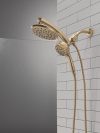 DELTA Universal Showering Components PivotPro 3-in-1 Combination Shower — Lumicoat® Champagne Bronze