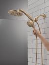 DELTA Universal Showering Components PivotPro 3-in-1 Combination Shower — Lumicoat® Champagne Bronze