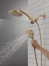 DELTA Universal Showering Components PivotPro 3-in-1 Combination Shower — Lumicoat® Champagne Bronze