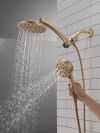 DELTA Universal Showering Components PivotPro 3-in-1 Combination Shower — Lumicoat® Champagne Bronze