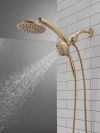 DELTA Universal Showering Components PivotPro 3-in-1 Combination Shower — Lumicoat® Champagne Bronze